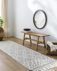 Ossun Wool Rug with Tassels - Ornate Home