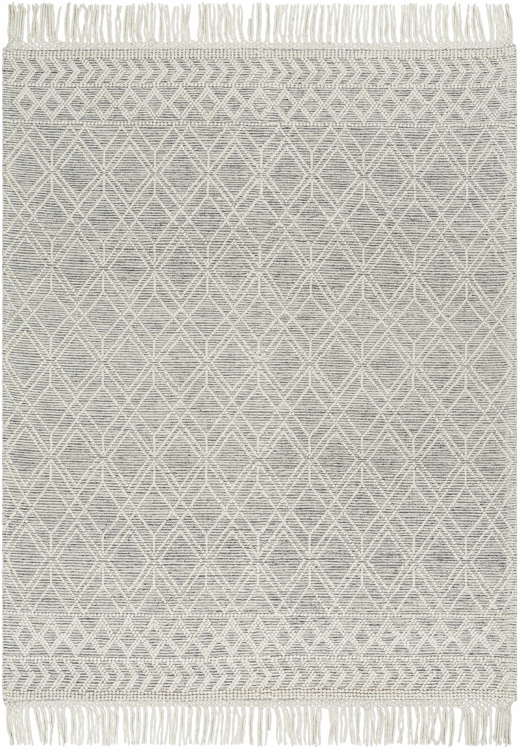 Ossun Wool Rug with Tassels - Ornate Home