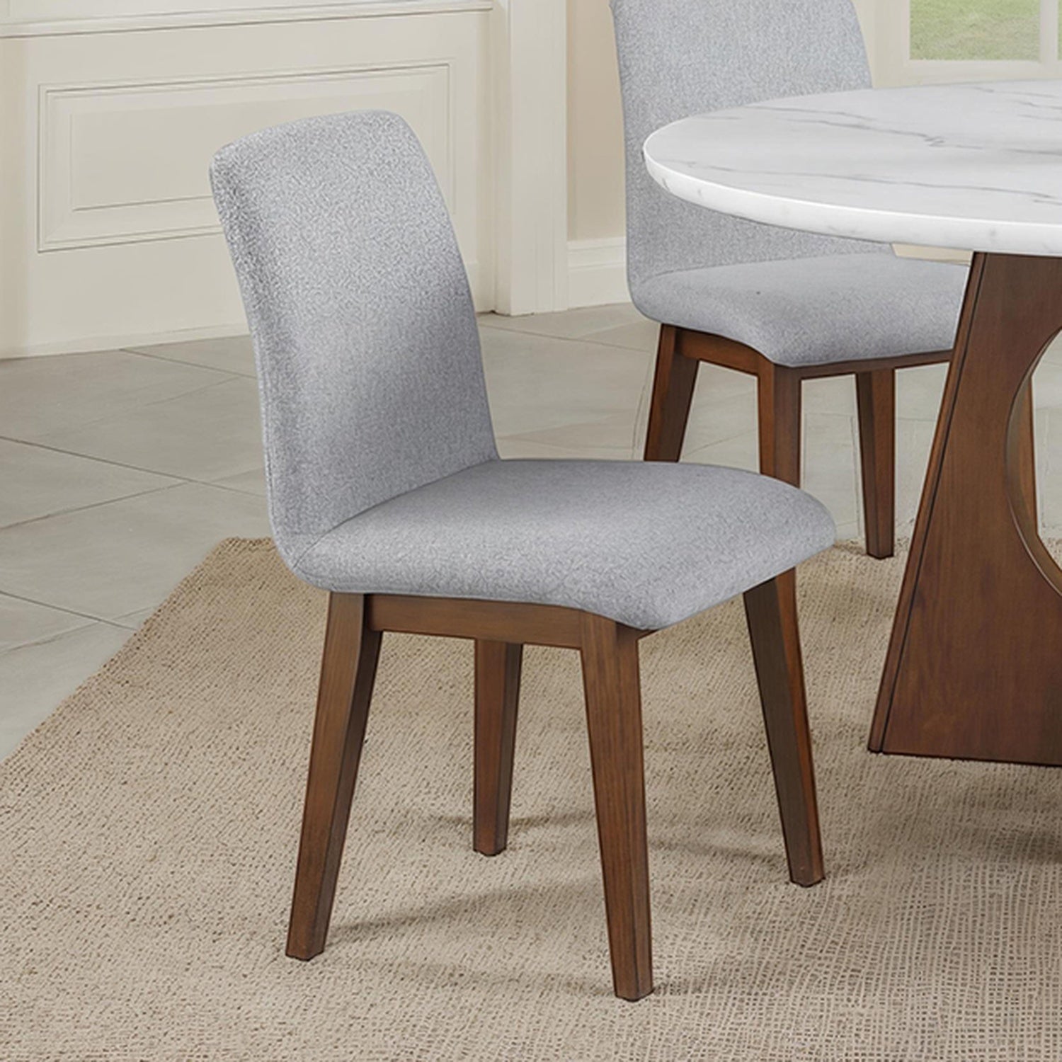 Ostbirk Walnut 5 Pc. Dining Table Set