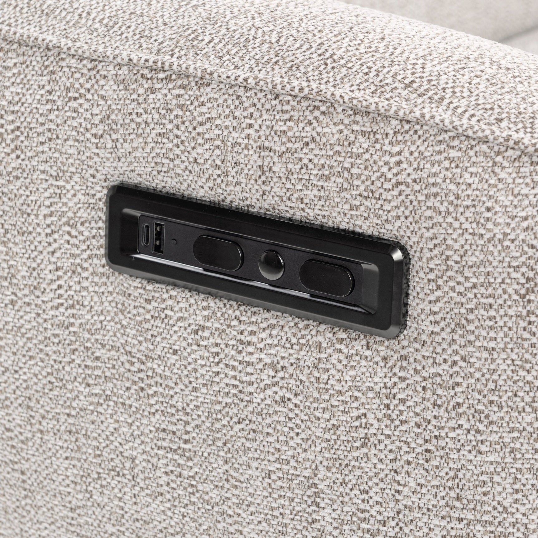 Ostend Gray Power Recliner - Ornate Home