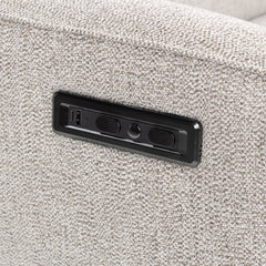 Ostend Gray Power Recliner - Ornate Home