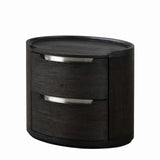 Osterley Black Nightstand - Ornate Home