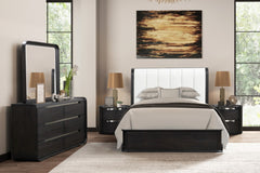 Osterley Black Nightstand - Ornate Home