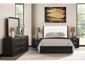 Osterley Black Queen 4 Piece Bedroom Set - Ornate Home