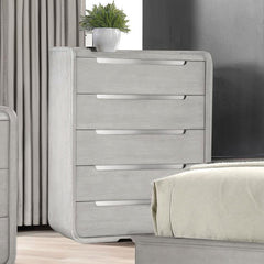 Osterley Light Gray 4 Pc. Queen Bedroom Set - Ornate Home