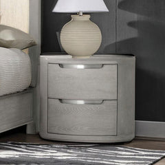Osterley Light Gray 4 Pc. Queen Bedroom Set - Ornate Home
