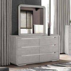Osterley Light Gray 5 Pc. Queen Bedroom Set w/ 2NS - Ornate Home
