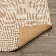 Osuna Ivory/Natural 5'x8' Rug - Ornate Home