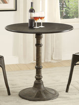 Oswego Bronze Round 30-inch Bistro Dining Table - Ornate Home