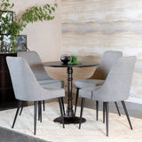 Oswego Bronze Round 30-inch Bistro Dining Table - Ornate Home