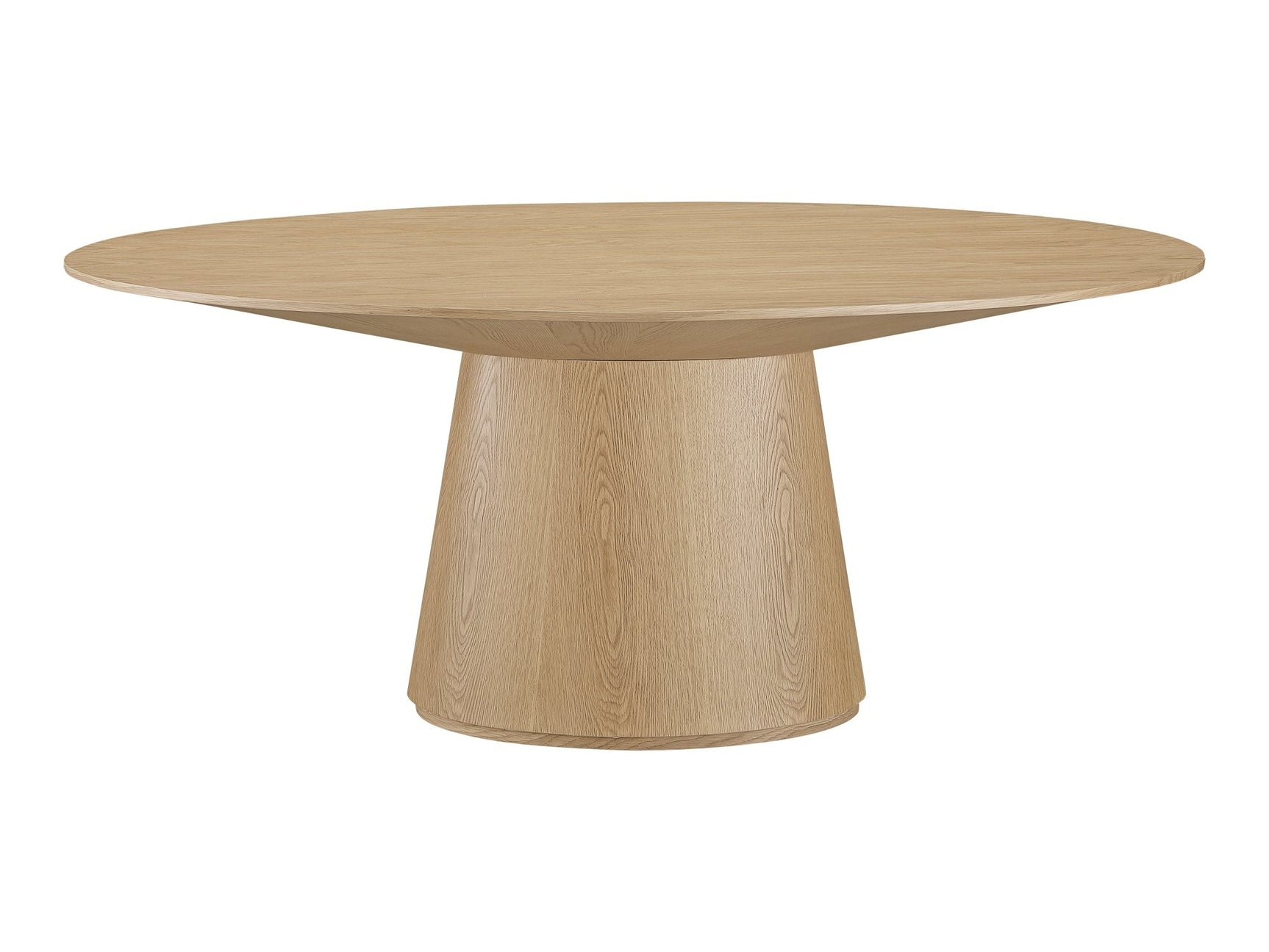 Otago Natural Oak Oval Dining Table - Ornate Home