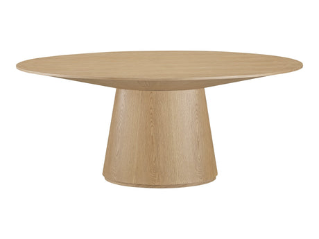 Otago Natural Oak Oval Dining Table - Ornate Home