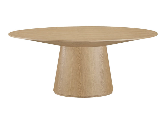Otago Natural Oak Oval Dining Table - Ornate Home