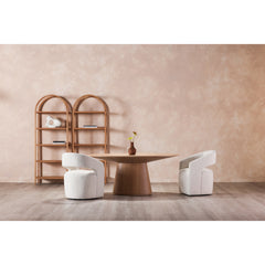 Otago Natural Oak Oval Dining Table - Ornate Home