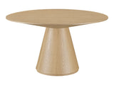 Otago Oak Round Dining Table - Ornate Home