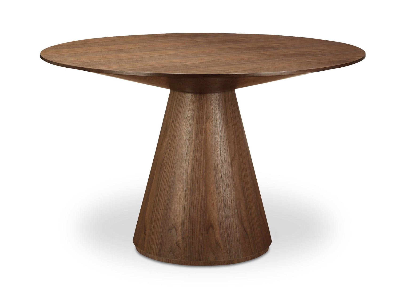 Otago Walnut 47In Round Dining Table - Ornate Home