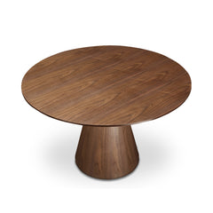 Otago Walnut 47In Round Dining Table - Ornate Home