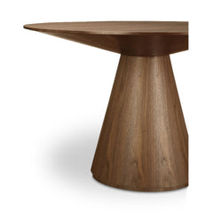 Otago Walnut 47In Round Dining Table - Ornate Home