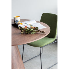 Otago Walnut 47In Round Dining Table - Ornate Home
