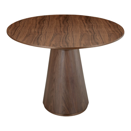 Otago Walnut Brown Oval Dining Table - Ornate Home