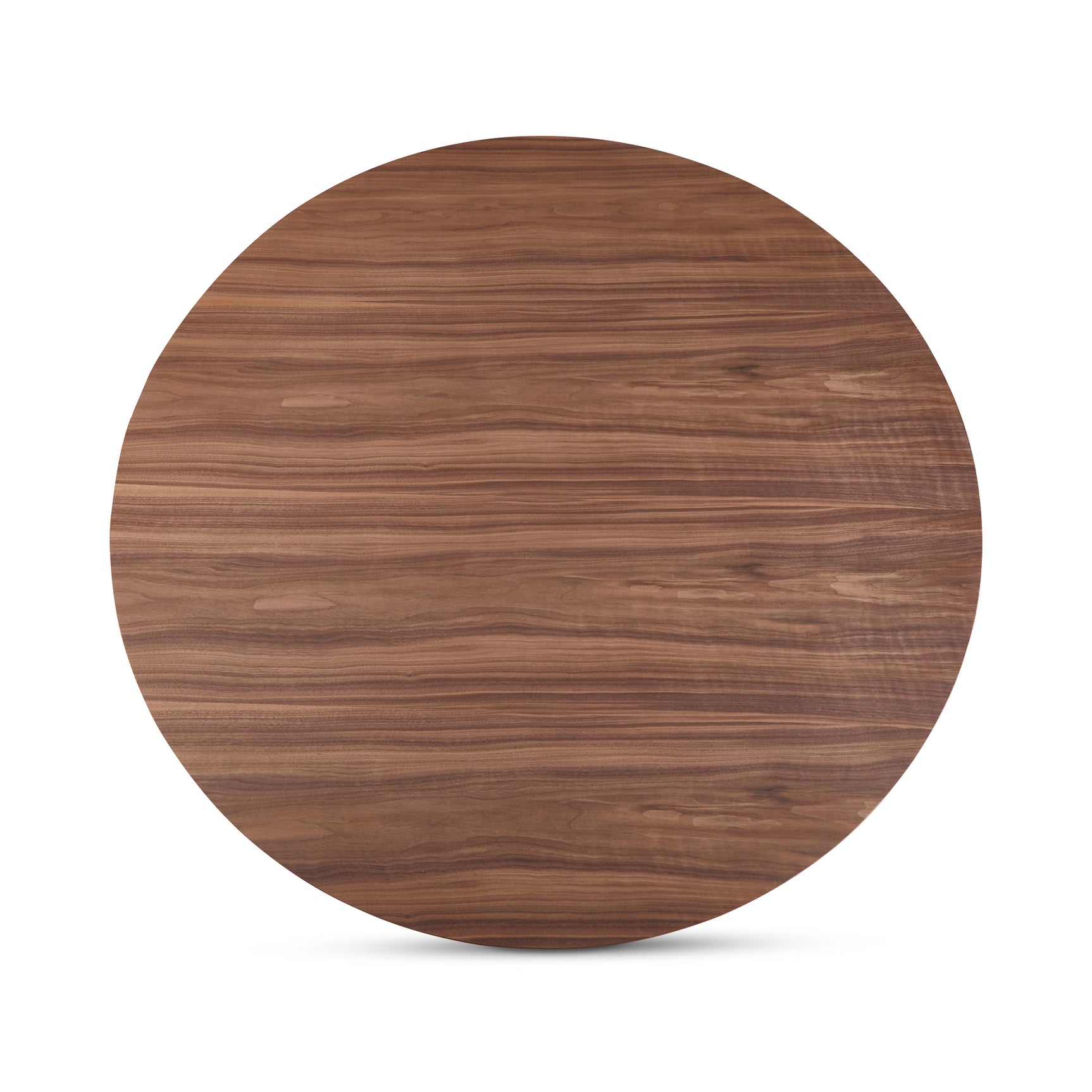 Otago Walnut Brown Round Dining Table - Ornate Home