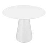 Otago White Oval Dining Table - Ornate Home