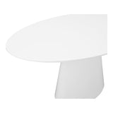 Otago White Oval Dining Table - Ornate Home