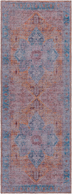 Otaki Purple & Brown Washable Area Rug - Clearance - Ornate Home