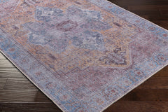 Otaki Purple & Brown Washable Area Rug - Clearance - Ornate Home