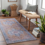 Otaki Purple & Brown Washable Area Rug - Clearance - Ornate Home