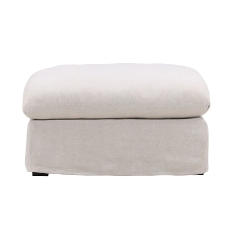 Otis Natural Ottoman - Ornate Home