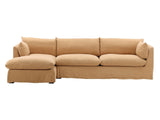 Otis Wheat 2-Piece Chaise Sectional - Ornate Home