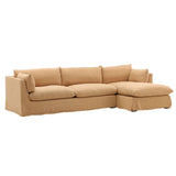 Otis Wheat 2-Piece Chaise Sectional - Ornate Home