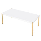 Otrac White Coffee Table - Ornate Home