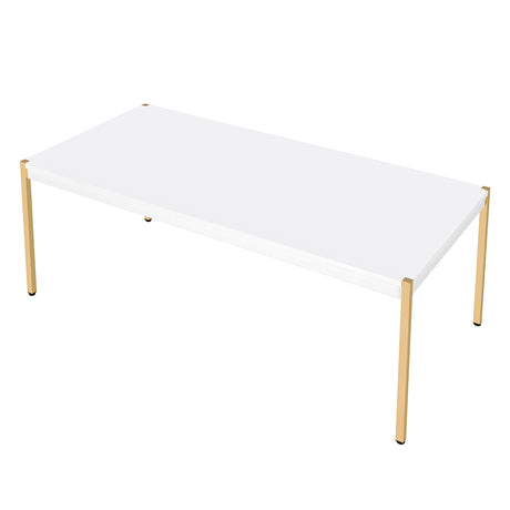 Otrac White Coffee Table - Ornate Home