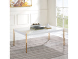 Otrac White Coffee Table - Ornate Home