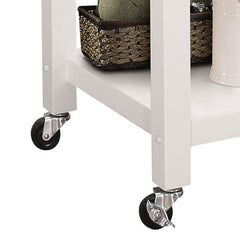 Ottawa Black & White Kitchen Cart - Ornate Home