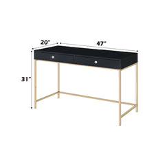 Ottey Black Writing Desk - Ornate Home