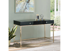 Ottey Black Writing Desk - Ornate Home