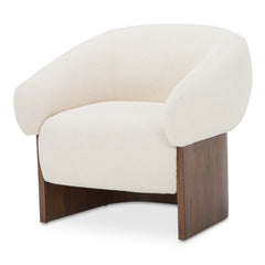 Otto Flecked Cream Accent Chair - Ornate Home