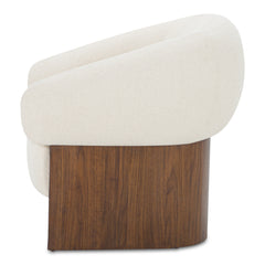 Otto Flecked Cream Accent Chair - Ornate Home