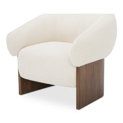 Otto Flecked Cream Accent Chair - Ornate Home