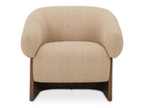 Otto Flecked Tan Accent Chair - Ornate Home