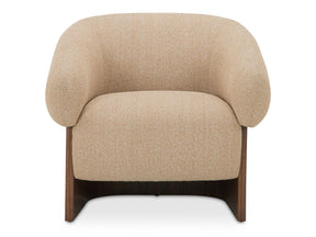 Otto Flecked Tan Accent Chair - Ornate Home