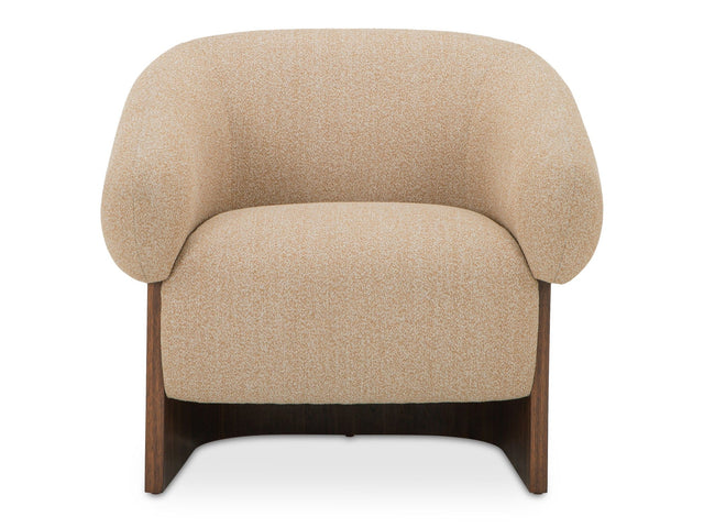 Otto Flecked Tan Accent Chair - Ornate Home