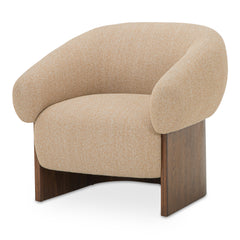 Otto Flecked Tan Accent Chair - Ornate Home