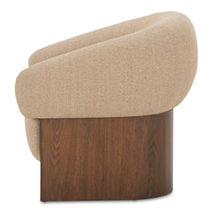 Otto Flecked Tan Accent Chair - Ornate Home