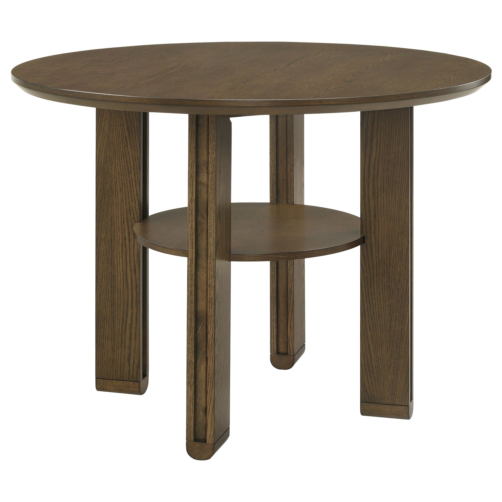 Ottowa Brown 47-inch Round Counter Height Dining Table - Ornate Home