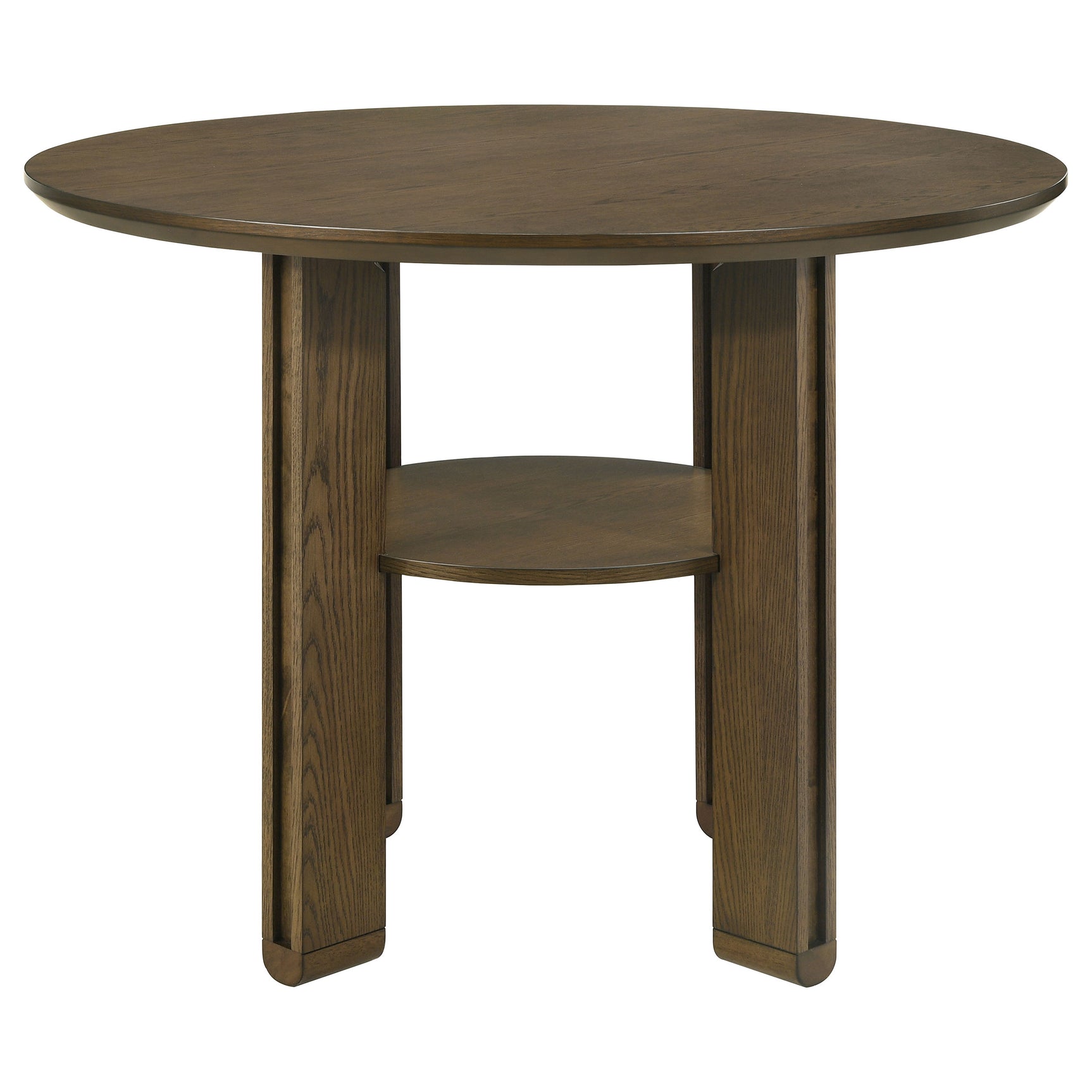 Ottowa Brown 47-inch Round Counter Height Dining Table - Ornate Home