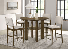 Ottowa Brown 47-inch Round Counter Height Dining Table - Ornate Home
